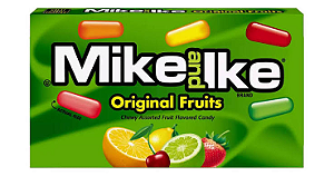 Mike and Like ORIGINAL FRUITS 22g - EUA