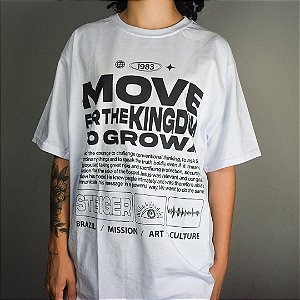 MOVE FOR THE KINGDOM TO GROW (CAMISETA BRANCA)