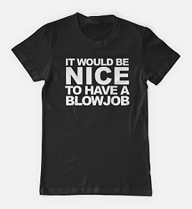 Camiseta Blow Job Preta