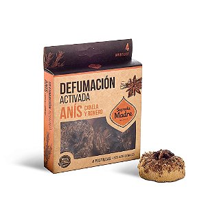 Pastilha De Defumação Ativada Anis Canela e Romero X4