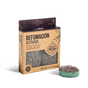Pastilha De Defumação Ativada Salvia Branca X4