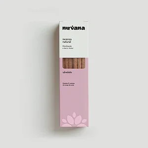 Incenso Natural Nirvana Sândalo