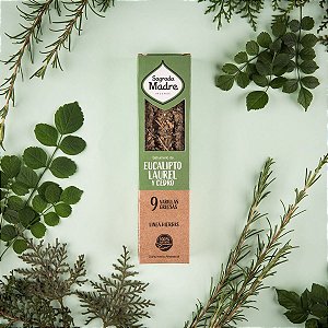 Incenso Natural De Ervas Eucalipto Laurel e Cedro