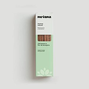 Incenso Natural Nirvana Cha branco e flor de laranjeira