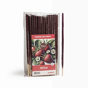 Pacote de Incensos TAO - 30 Unidades - Frutilla