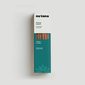 Incenso Vetiver e Cedro Natural Nirvana