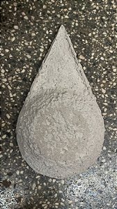 Sahumador cimento triangular grande