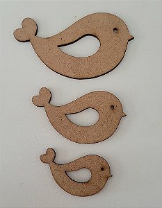 Aplique trio passarinho mod 2