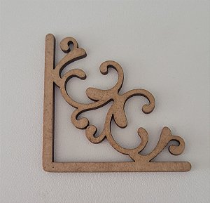 Cantoneira em MDF - MOD 4 - 4 peças