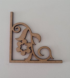 Cantoneira em MDF - MOD 5 - 4 peças