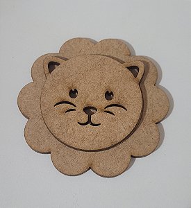Aplique leão ( carinha)