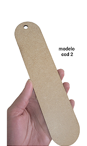 Marcador de pagina em MDF - kit com 10 peças cod 2