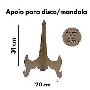 Apoio para mandala 40/45cm diametro - kit com 5