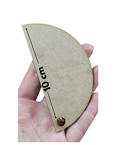 Marcador de paginas - modelo meia lua 10 cm - 20 peças
