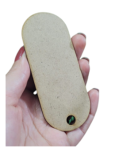 Marcador de paginas - modelo oval 10 cm - 20 peças