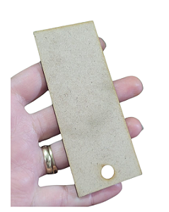 Marcador de paginas - modelo retangular 10 cm - 20 peças