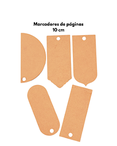 Marcador de paginas - modelo variado 10 cm - 25 peças