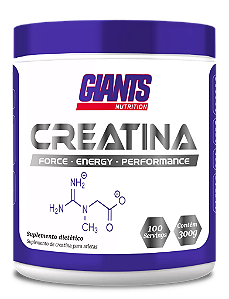 Creatina Monohidratada Giants Nutrition 300g (Pote)