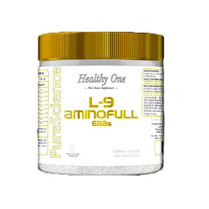 Aminoacido L-9 Aminofull EAAs 300g Healthy One (Pote)