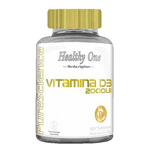 Vitamina D3 2000ui Healthy One 60 Tabs (Pote)