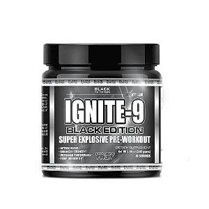 Pré Treino Ignite 9 Black Line Black Nutrition 240g (Pote)