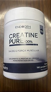 Creatina 100% Pure ENDOGEN - Com Laudo da ANVISA
