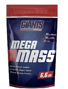 Mega Mass 3KG Refil Baunilha - GIANTS