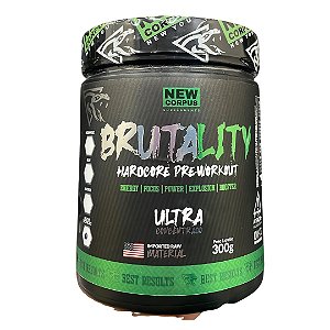 NEW CORPUS PRE TREINO BRUTALITY HARDCORE PRE WORK ULTRA CONCETRADO + 800G GRANOLA DE BRINDE