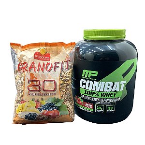 100% WHEY MUSCLEPHARM 1,8KG + GRANOLA FITNESS 800G DE BRINDE