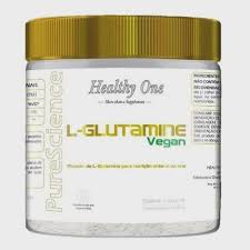 L-Glutamine Vegan 300G Glutamina Healthy One - Natural - 300 g
