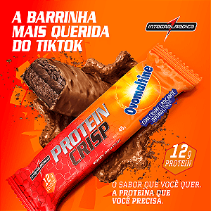 PROTEIN CRISP BAR - OVOMALTINE - 45G PACK COM 12 UNIDADES
