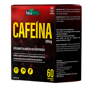 CAFEÍNA ANIDRA  60 COMPRIMIDOS