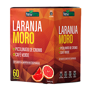 LARANJA MORO + PICOLINATO DE CROMO + CAFÉ VERDE  60 COMPRIMIDOS