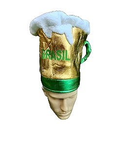 Chapéu Caneca Chopp Brasil Copa
