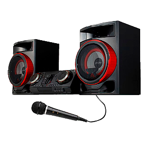 Mini System LG XBOOM CL87 Bluetooth Karaokê Party Speaker 2350W-1 Mic