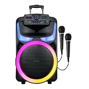 Caixa de Som Portatil Pulse Burts SP404 15" Pol Bluetooth 850W - 2 Mic
