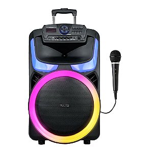 Caixa de Som Portatil Pulse Burts SP404 15" Pol Bluetooth 850W - 1 Mic