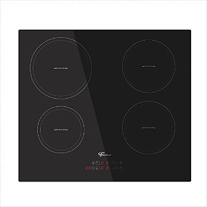 Cooktop de Indução 4 Bocas Fischer Vitrocerâmica com Touch Screen-220V