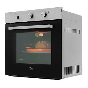 Forno de Embutir Fischer Infinity 78 Litros á Gás Com Grill Inox -127v