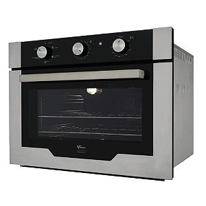 Forno Eletrico de Embutir Fischer 50 Litros Infinity com Air Fryer Inox - 127v