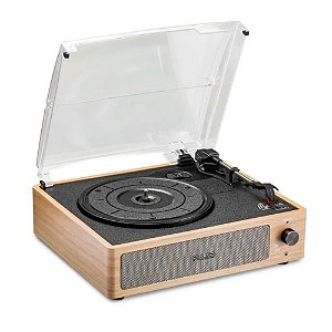 Vitrola Toca disco Pulse Morrison Retro com Bluetooth/RCA Marrom - Bivolt
