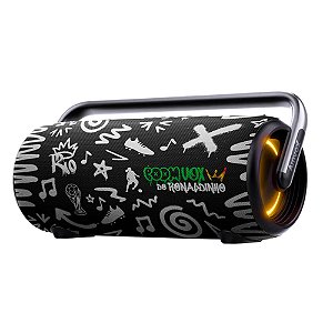 Caixa de Som Amplificada Amvox ACA 310 BoomVox 310w RMS IP56 Grafite-Bivolt