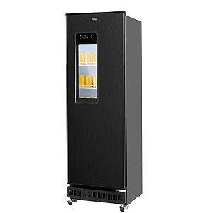 Cervejeira Vertical Philco 250 Litros em Black Inox Painel Digital PCV25A - 127V