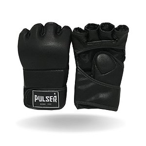 LUVA MMA  COMPETIÇÃO PU PRETA