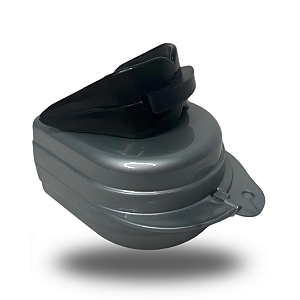 PROTETOR BUCAL DUPLO NOVO PRETO