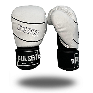 LUVA 10 OZ MICROFIBRA BRANCO BORDADO | ADOMA