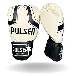 LUVA 12 OZ PU BRANCA IRON | ADOMA