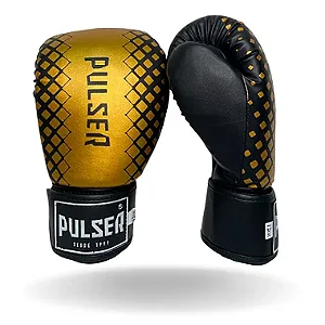 LUVA 16 OZ PU EVOLUTION DOURADO | ADOMA