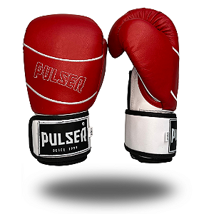 LUVA 10 OZ MICROFIBRA VERMELHA | ADOMA