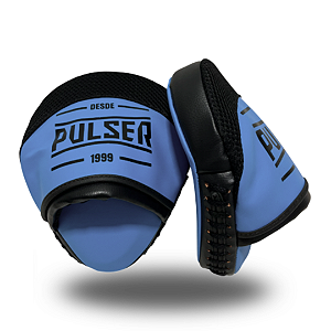 MANOPLA DE FOCO BOXE PU AZUL E PRETO | PU